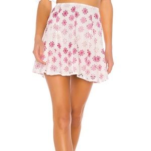 Lovers + friends floral skirt